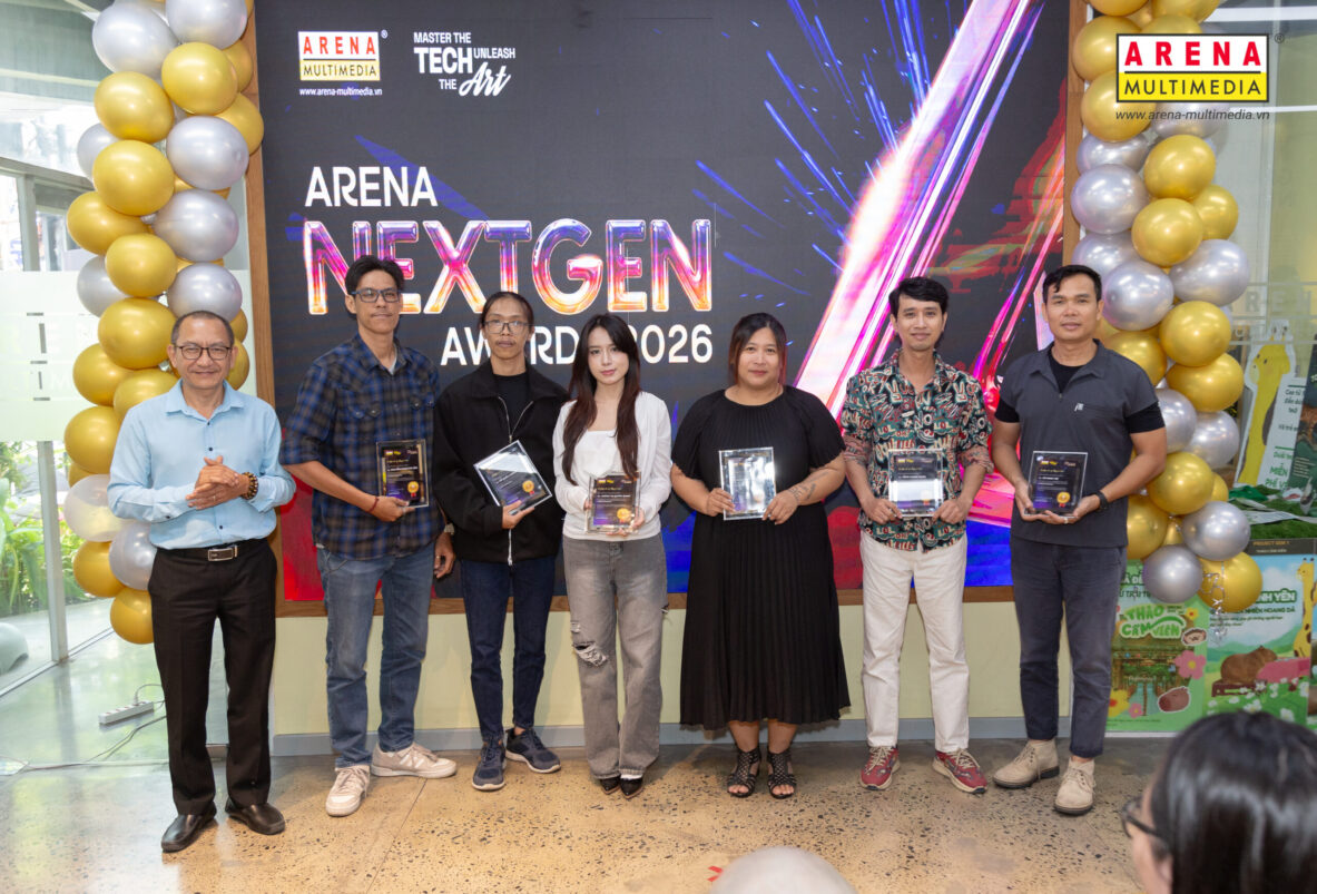 Lễ vinh danh Arena NextGen Awards 2026 "Master The Tech – Unleash The Art": Dấu ấn tự hào từ hành trình sáng tạo bền bỉ của thầy và trò nhà Arena Lễ vinh danh Arena NextGen Awards 2026 "Master The Tech – Unleash The Art": Dấu ấn tự hào từ hành trình sáng tạo bền bỉ của thầy và trò nhà Arena