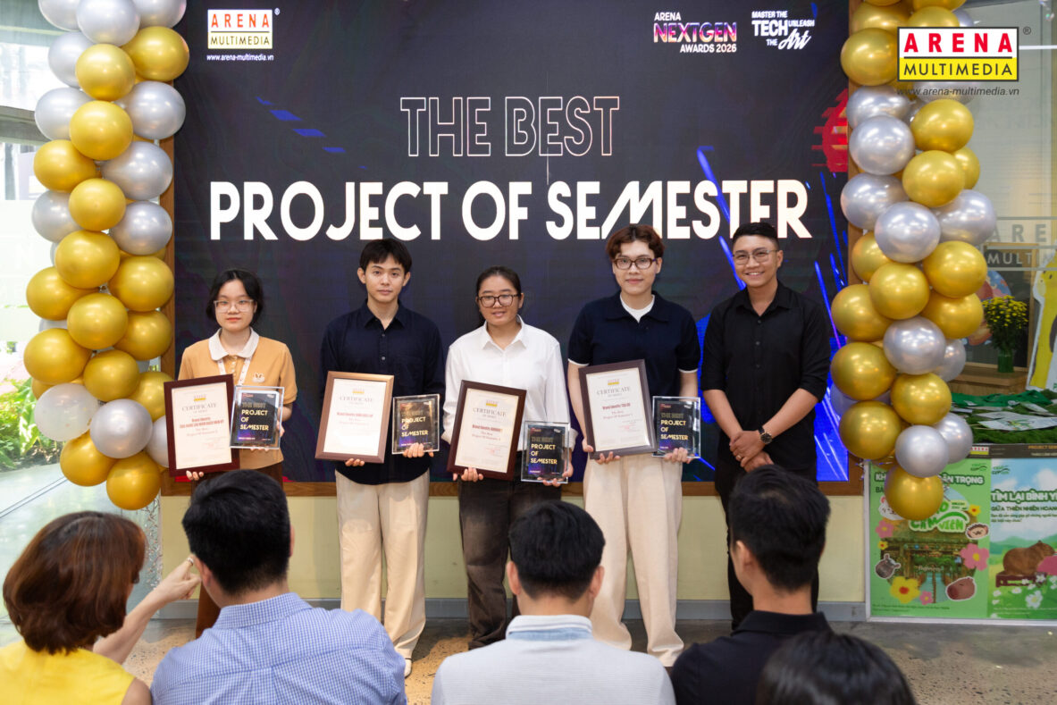 Lễ vinh danh Arena NextGen Awards 2026 "Master The Tech – Unleash The Art": Dấu ấn tự hào từ hành trình sáng tạo bền bỉ của thầy và trò nhà Arena Lễ vinh danh Arena NextGen Awards 2026 "Master The Tech – Unleash The Art": Dấu ấn tự hào từ hành trình sáng tạo bền bỉ của thầy và trò nhà Arena
