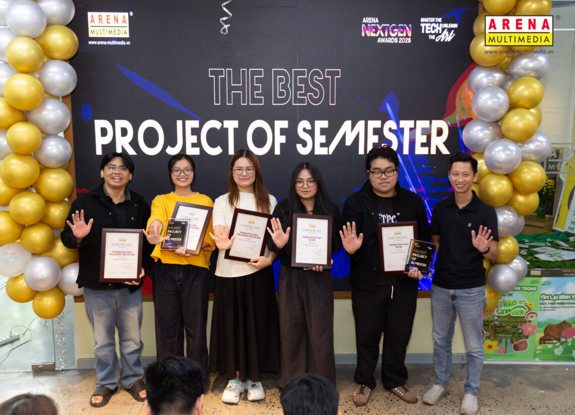 Lễ vinh danh Arena NextGen Awards 2026 "Master The Tech – Unleash The Art": Dấu ấn tự hào từ hành trình sáng tạo bền bỉ của thầy và trò nhà Arena Lễ vinh danh Arena NextGen Awards 2026 "Master The Tech – Unleash The Art": Dấu ấn tự hào từ hành trình sáng tạo bền bỉ của thầy và trò nhà Arena