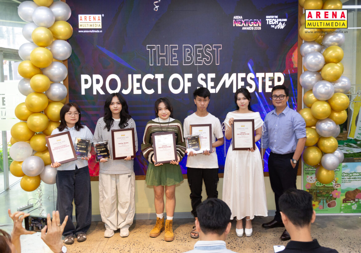 Lễ vinh danh Arena NextGen Awards 2026 "Master The Tech – Unleash The Art": Dấu ấn tự hào từ hành trình sáng tạo bền bỉ của thầy và trò nhà Arena Lễ vinh danh Arena NextGen Awards 2026 "Master The Tech – Unleash The Art": Dấu ấn tự hào từ hành trình sáng tạo bền bỉ của thầy và trò nhà Arena