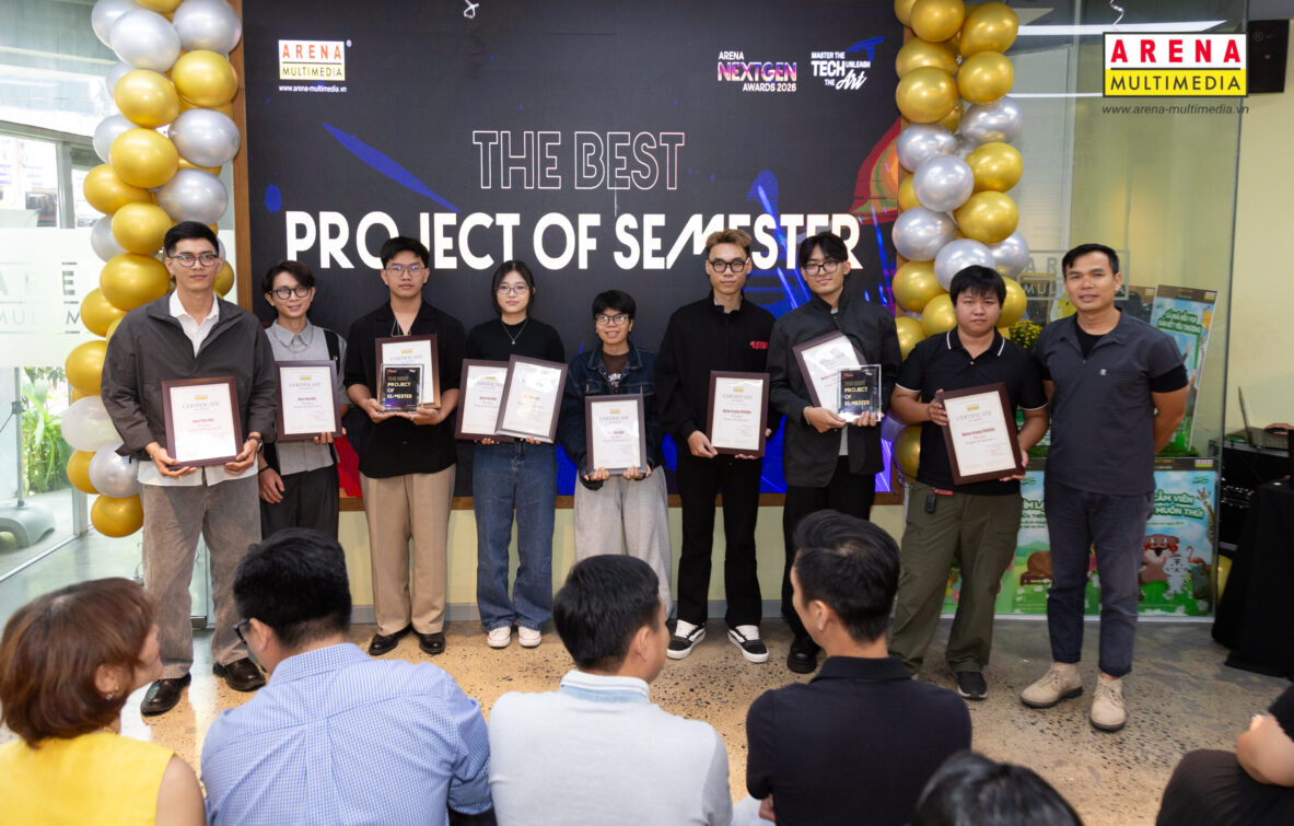 Lễ vinh danh Arena NextGen Awards 2026 "Master The Tech – Unleash The Art": Dấu ấn tự hào từ hành trình sáng tạo bền bỉ của thầy và trò nhà Arena Lễ vinh danh Arena NextGen Awards 2026 "Master The Tech – Unleash The Art": Dấu ấn tự hào từ hành trình sáng tạo bền bỉ của thầy và trò nhà Arena