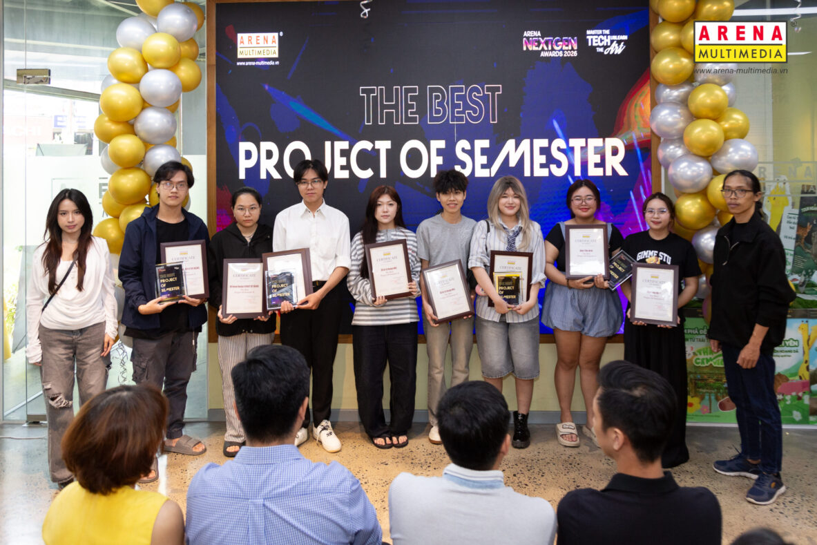 Lễ vinh danh Arena NextGen Awards 2026 "Master The Tech – Unleash The Art": Dấu ấn tự hào từ hành trình sáng tạo bền bỉ của thầy và trò nhà Arena Lễ vinh danh Arena NextGen Awards 2026 "Master The Tech – Unleash The Art": Dấu ấn tự hào từ hành trình sáng tạo bền bỉ của thầy và trò nhà Arena