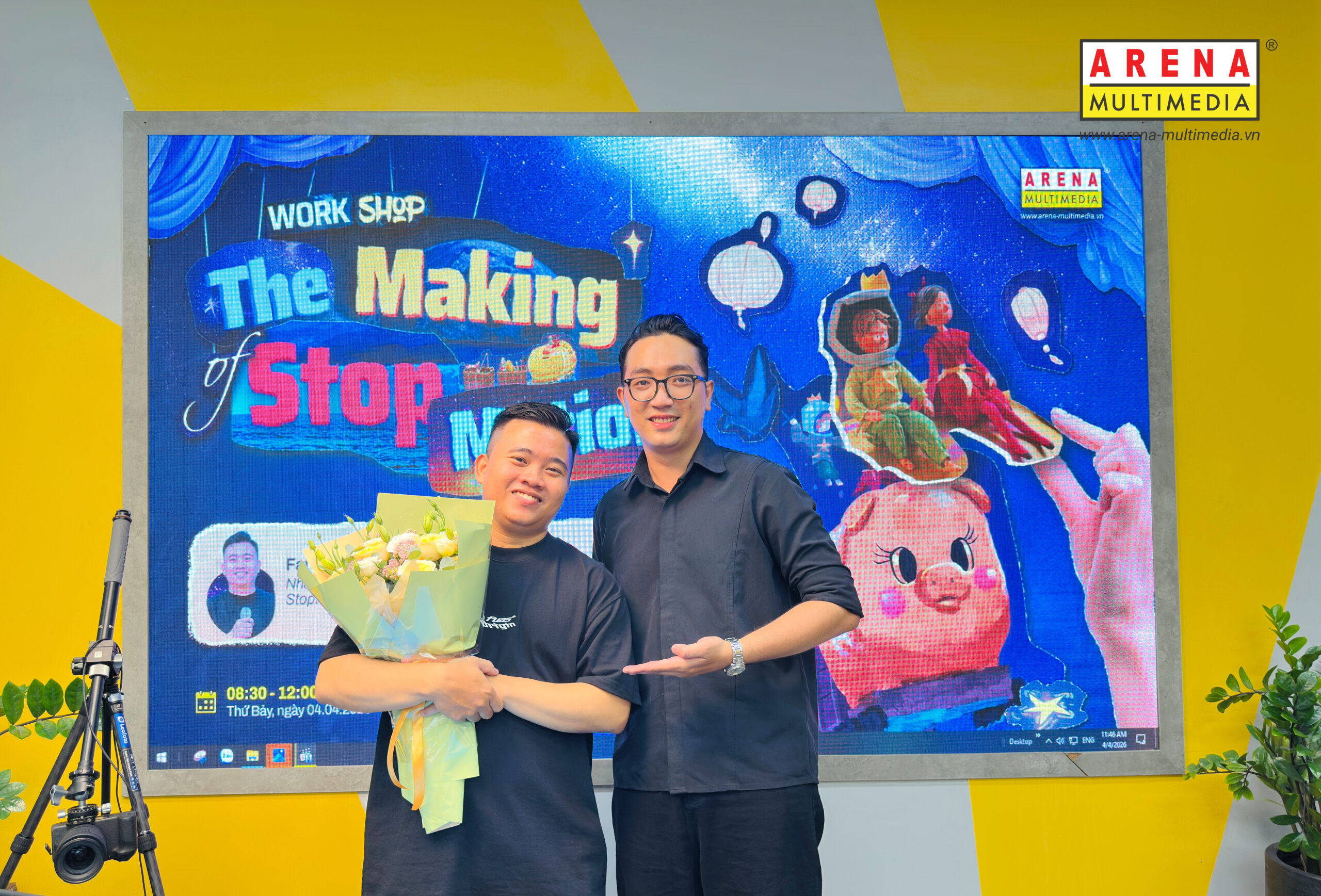 Trải nghiệm tạo một thước phim ngắn về Stop Motion ngay tại Workshop “The Making of Stop Motion” Trải nghiệm tạo một thước phim ngắn về Stop Motion ngay tại Workshop “The Making of Stop Motion”
