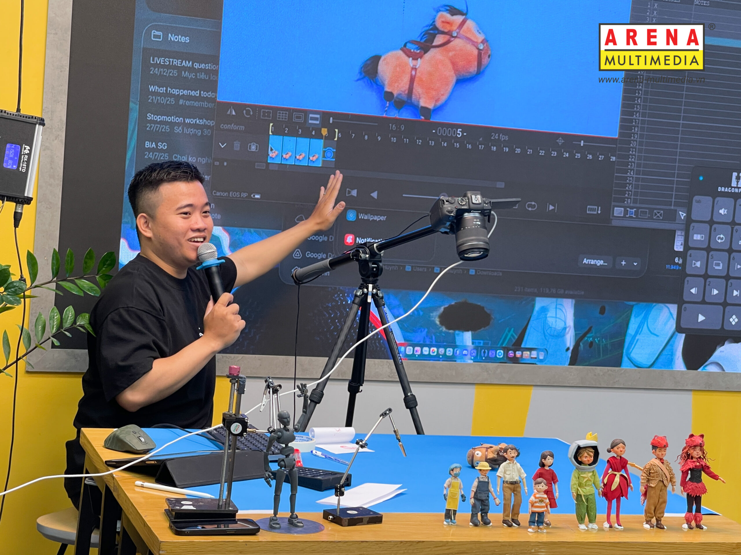Trải nghiệm tạo một thước phim ngắn về Stop Motion ngay tại Workshop “The Making of Stop Motion” Trải nghiệm tạo một thước phim ngắn về Stop Motion ngay tại Workshop “The Making of Stop Motion”