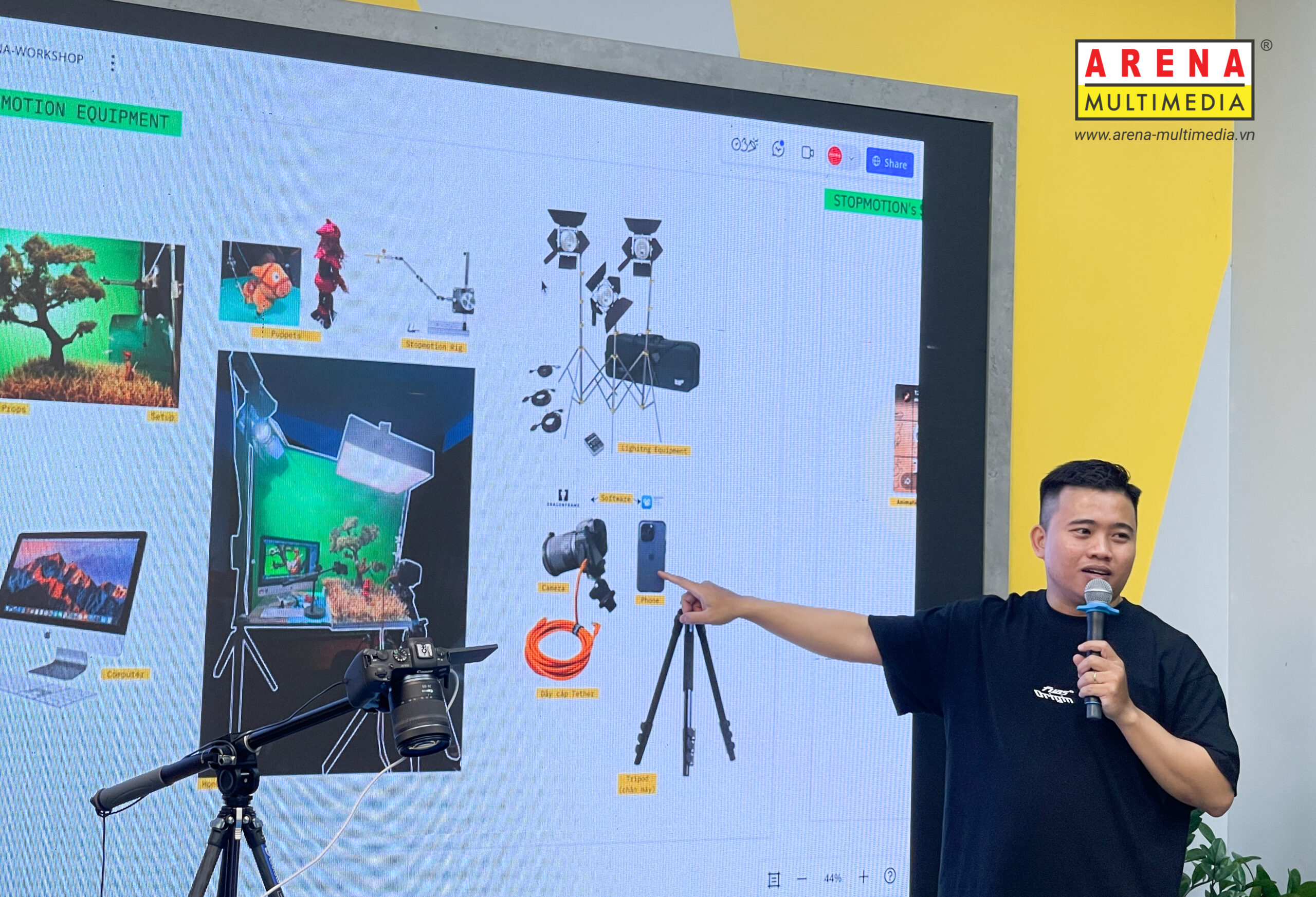 Trải nghiệm tạo một thước phim ngắn về Stop Motion ngay tại Workshop “The Making of Stop Motion” Trải nghiệm tạo một thước phim ngắn về Stop Motion ngay tại Workshop “The Making of Stop Motion”