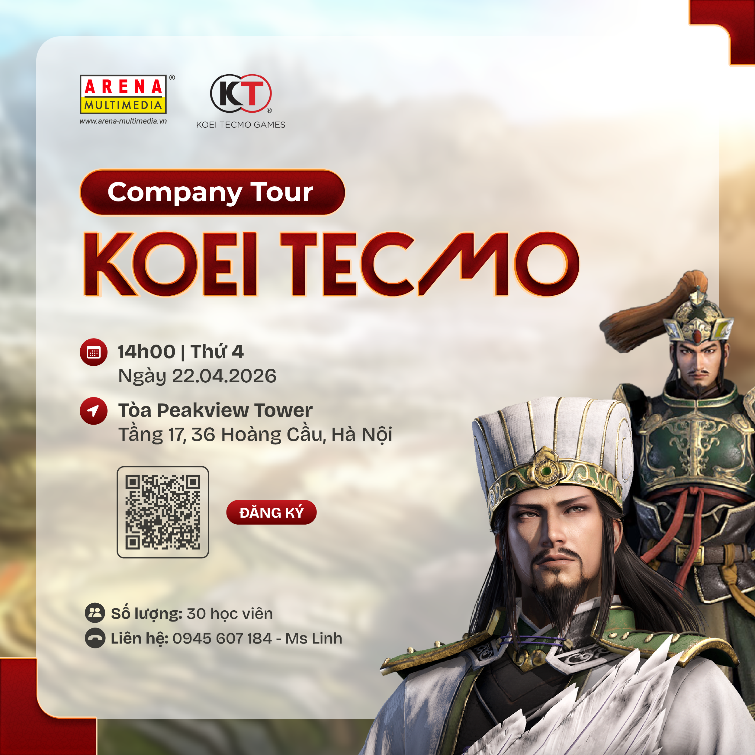 [HN - 22.04] Company Tour: Koei Tecmo
