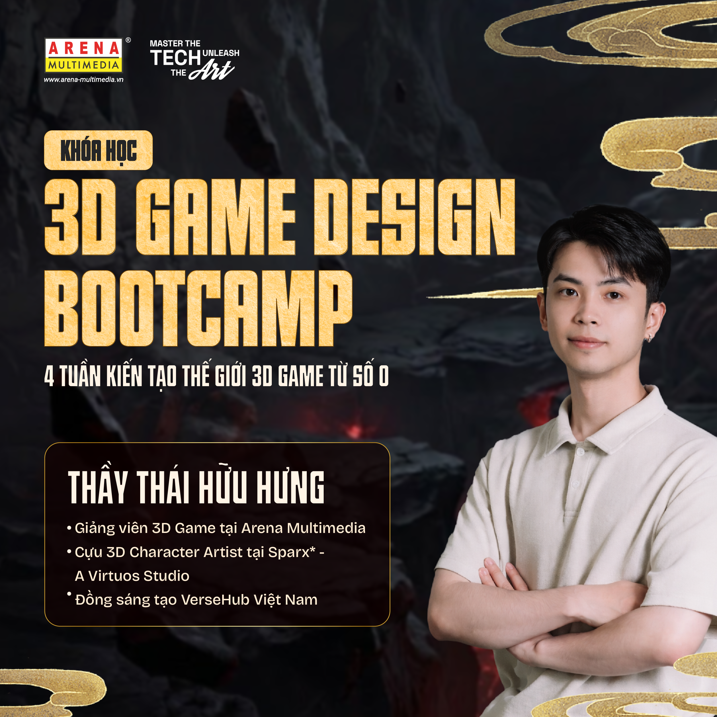 [HN] Khóa học hè 2026: 3D Game Design Bootcamp - 4 tuần kiến tạo thế giới 3D Game từ con số 0