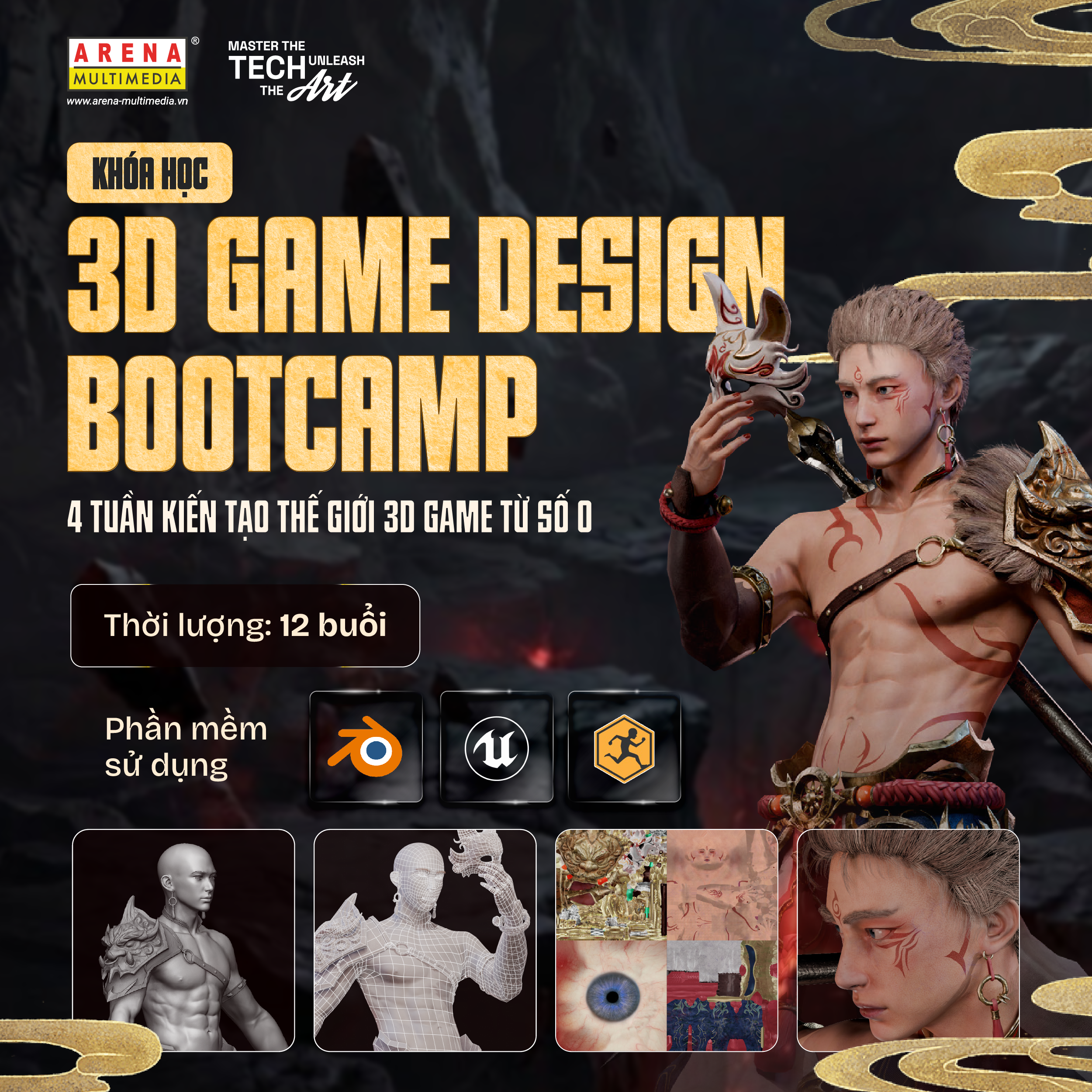[HN] Khóa học hè 2026: 3D Game Design Bootcamp - 4 tuần kiến tạo thế giới 3D Game từ con số 0