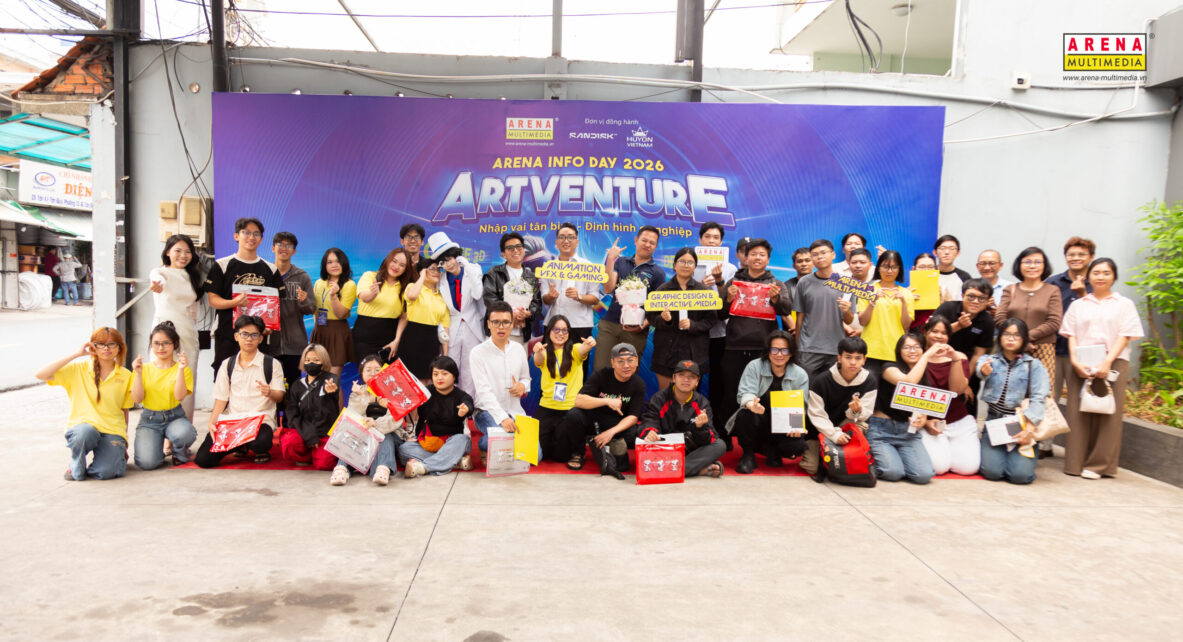 Arena Info Day 2026 “Artventure”: Hành trình khám phá ngành sáng tạo và định hình nghề nghiệp tương lai của những “tân binh”