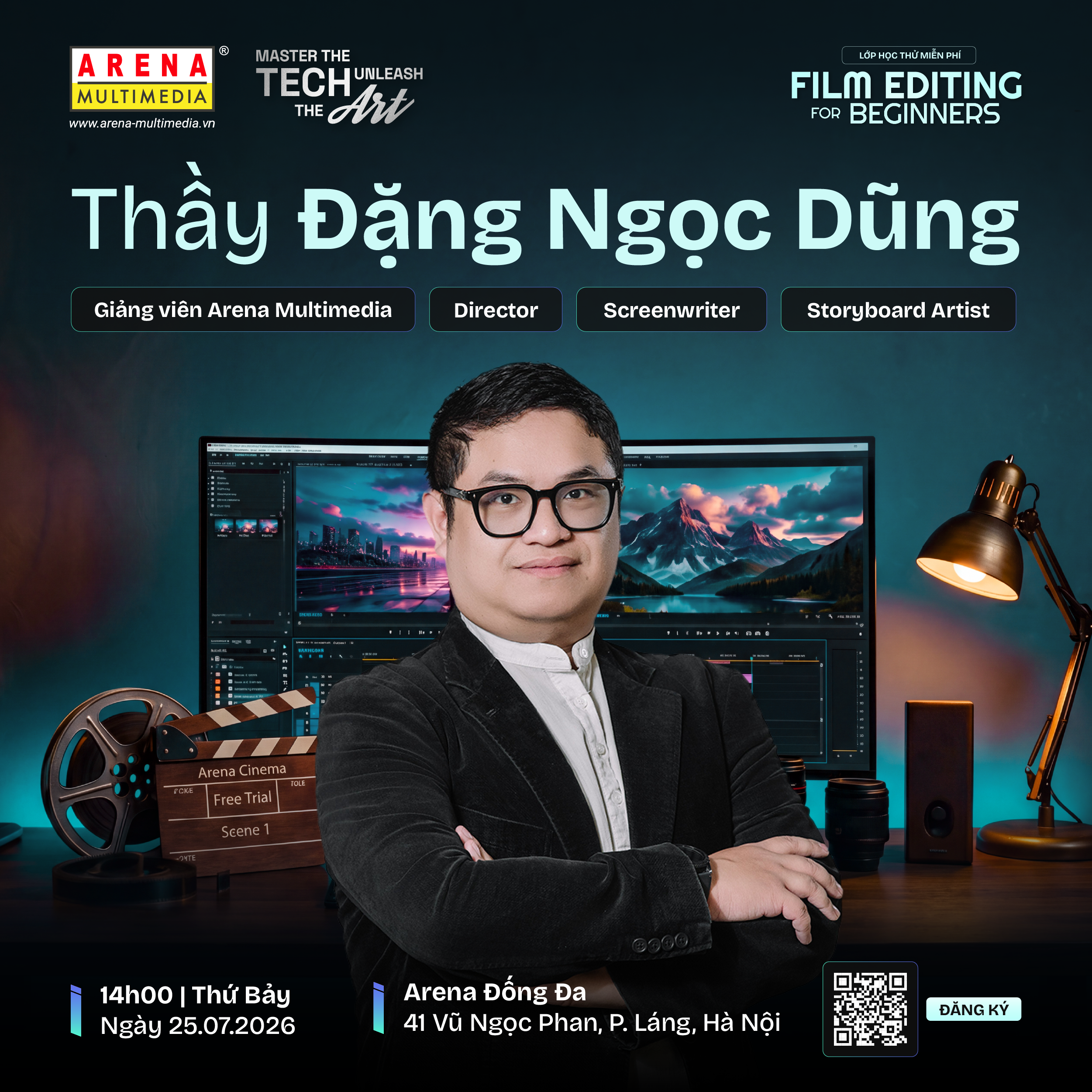 [HN - 25.07] Lớp học thử miễn phí: Film editing for Beginners