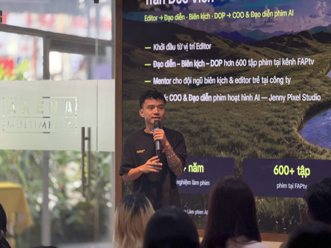 Học viên Arena Multimedia lần đầu tiếp cận và trải nghiệm tính năng làm video AI từ CapCut, bỏ túi thêm kỹ năng trong hành trình sáng tạo Học viên Arena Multimedia lần đầu tiếp cận và trải nghiệm tính năng làm video AI từ CapCut, bỏ túi thêm kỹ năng trong hành trình sáng tạo