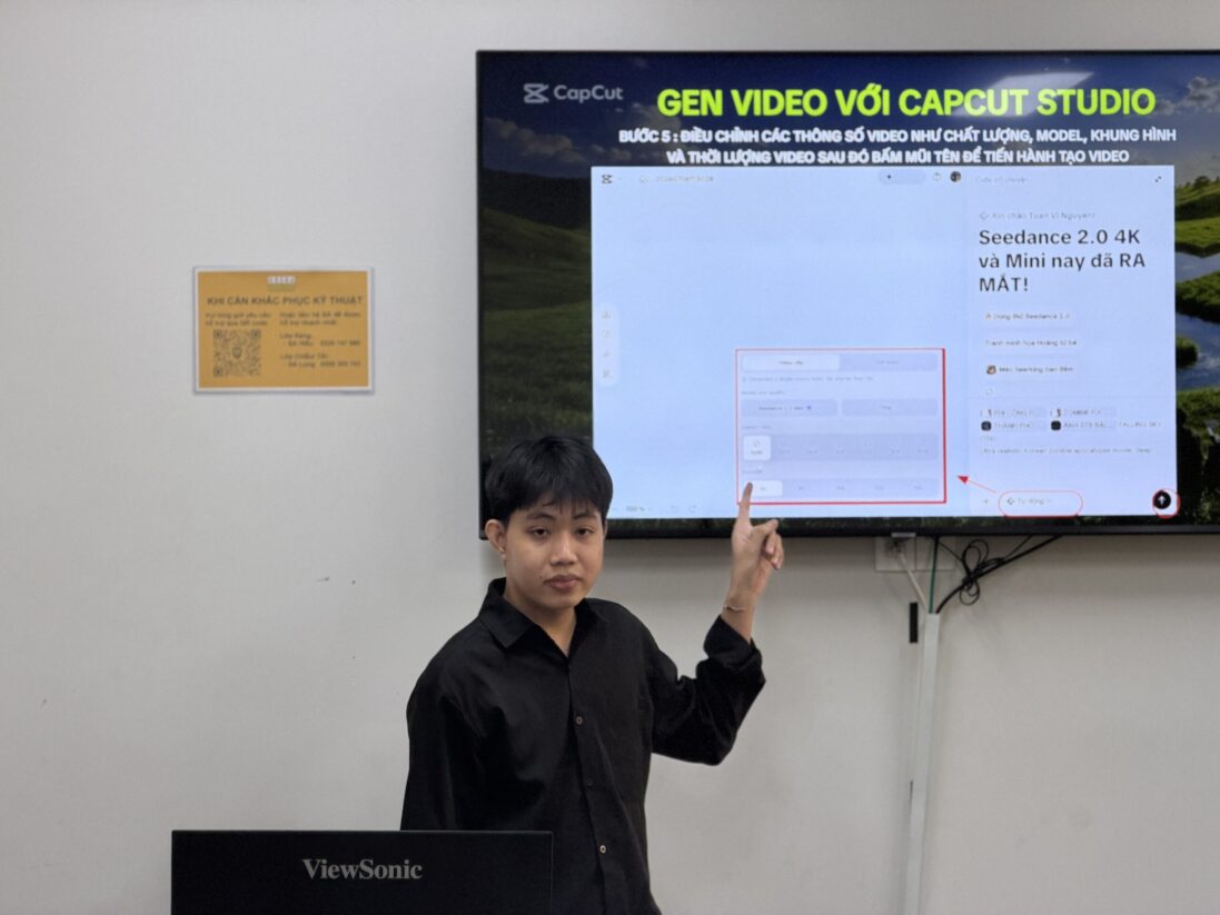 Học viên Arena Multimedia lần đầu tiếp cận và trải nghiệm tính năng làm video AI từ CapCut, bỏ túi thêm kỹ năng trong hành trình sáng tạo Học viên Arena Multimedia lần đầu tiếp cận và trải nghiệm tính năng làm video AI từ CapCut, bỏ túi thêm kỹ năng trong hành trình sáng tạo