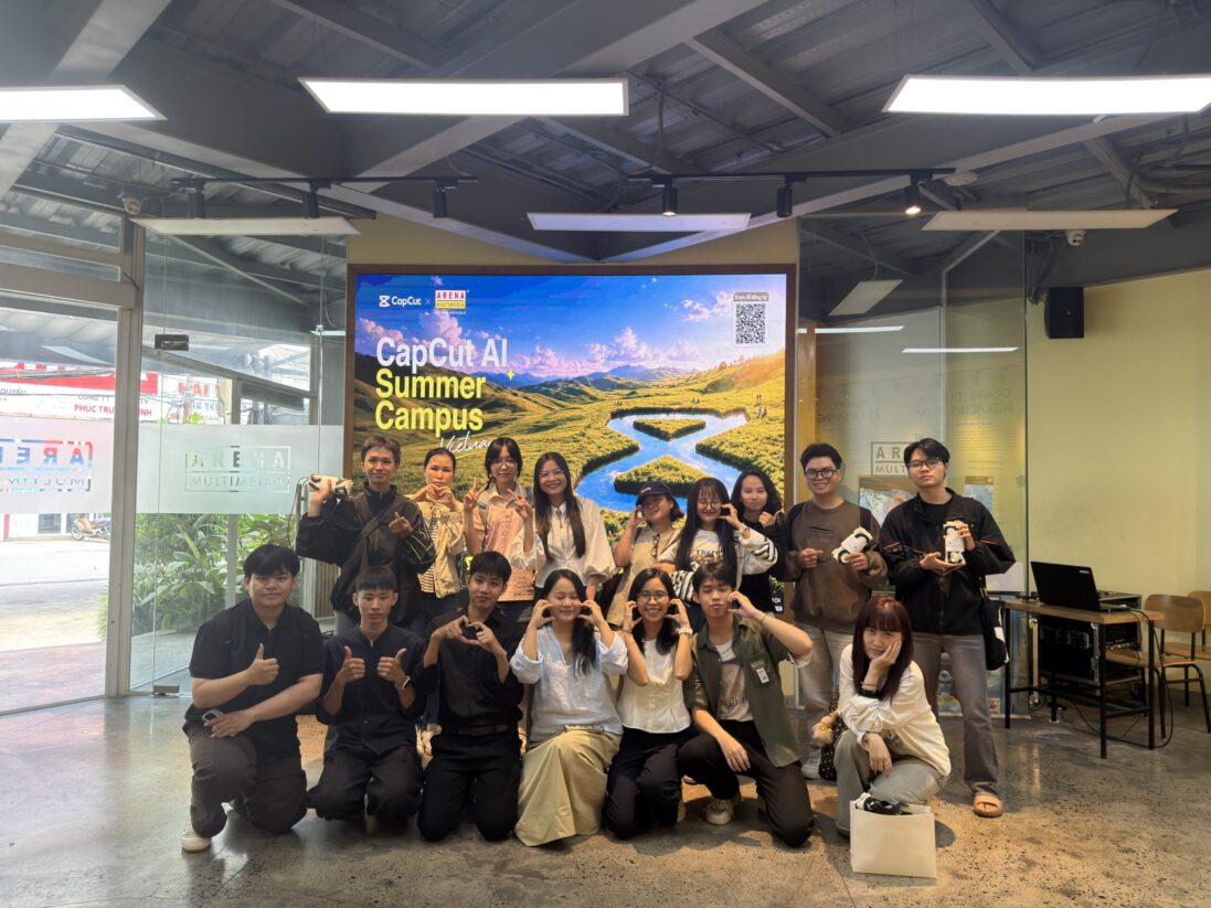 Học viên Arena Multimedia lần đầu tiếp cận và trải nghiệm tính năng làm video AI từ CapCut, bỏ túi thêm kỹ năng trong hành trình sáng tạo Học viên Arena Multimedia lần đầu tiếp cận và trải nghiệm tính năng làm video AI từ CapCut, bỏ túi thêm kỹ năng trong hành trình sáng tạo