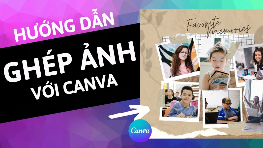 Cách ghép ảnh trên Canva đẹp bằng bố cục, màu sắc và layer