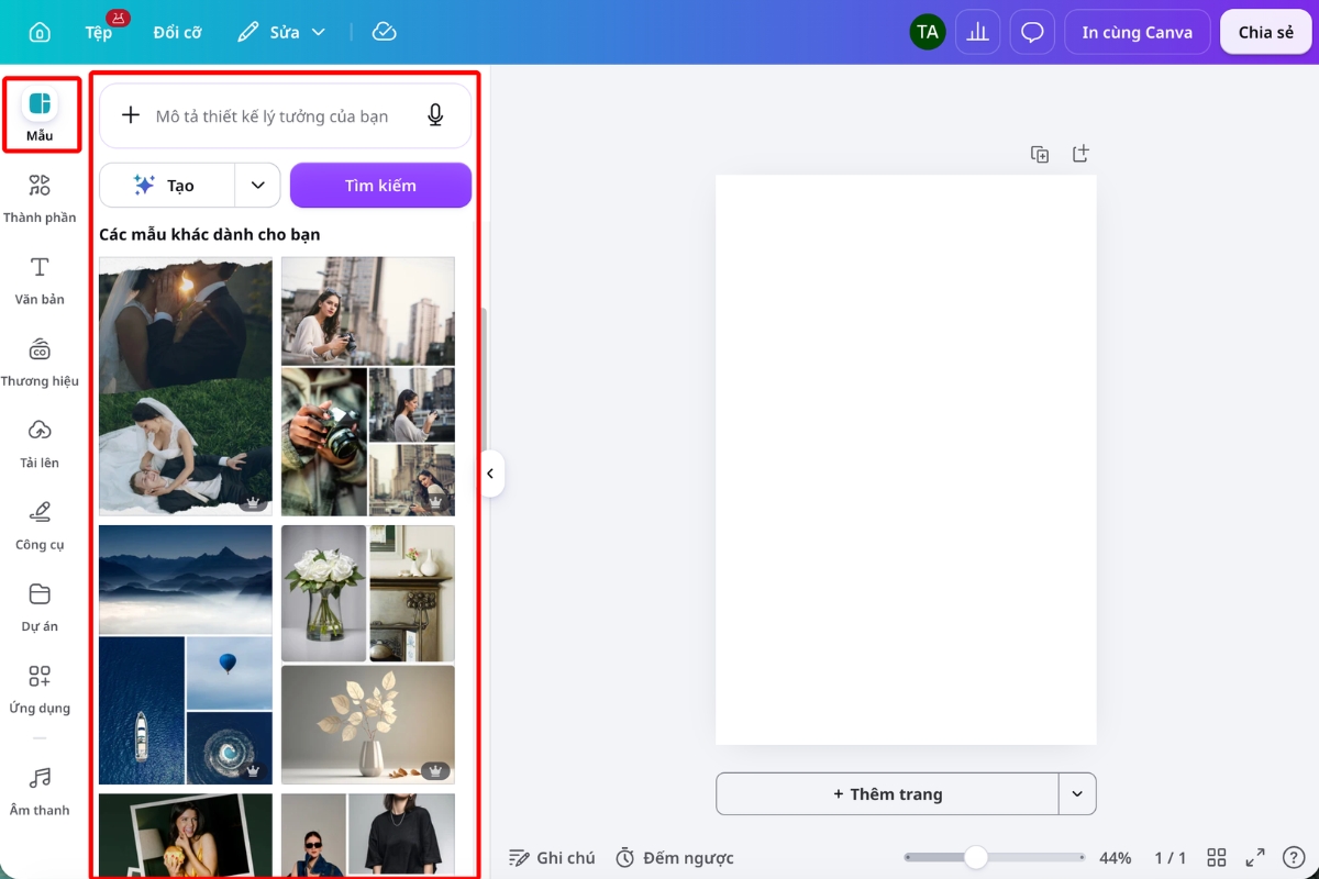 Cách ghép ảnh trên Canva đẹp bằng bố cục, màu sắc và layer