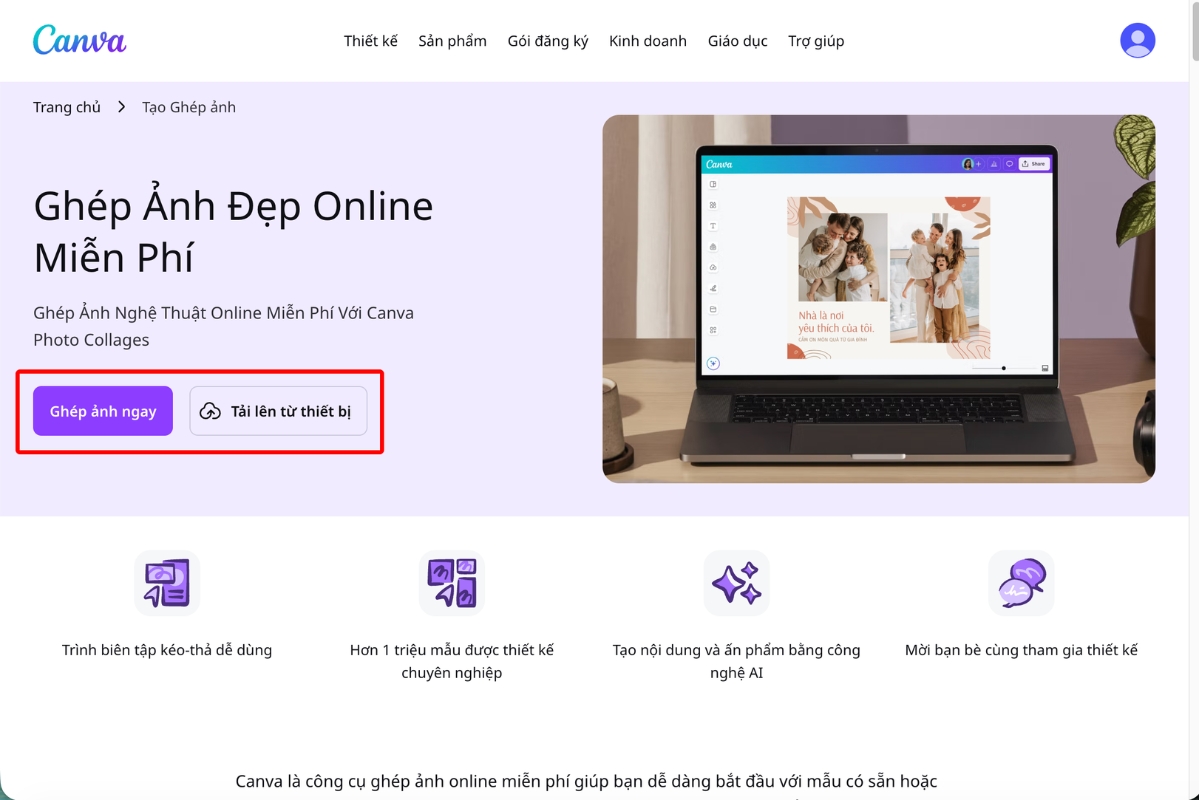 Cách ghép ảnh trên Canva đẹp bằng bố cục, màu sắc và layer