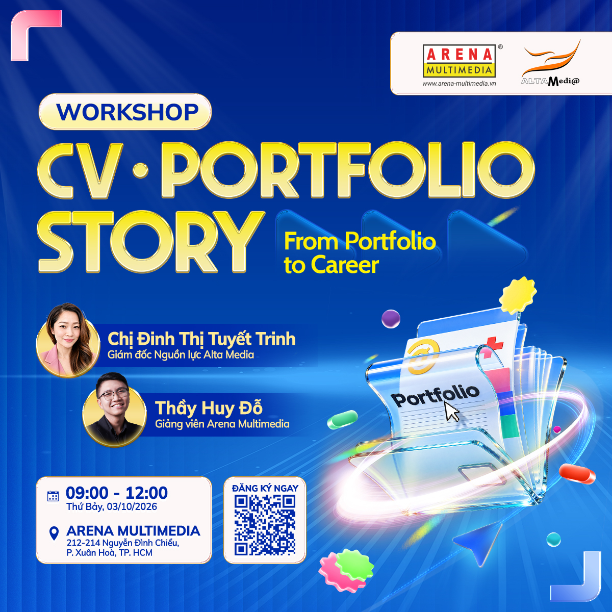[HCM - 03.10] Workshop "CV  • PORTFOLIO • STORY | From Portfolio to Career"