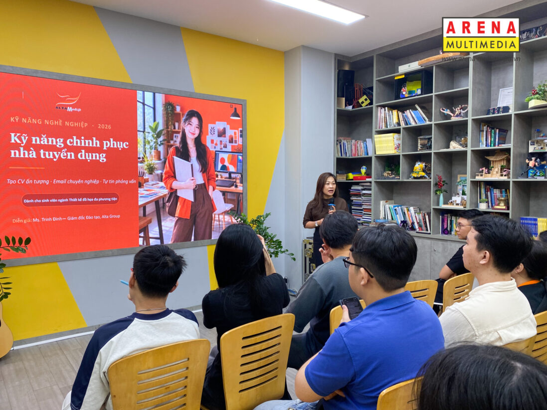 Trang bị kỹ năng xây dựng CV, Portfolio chuyên nghiệp, giúp học viên Arena Multimedia tự tin ứng tuyển Trang bị kỹ năng xây dựng CV, Portfolio chuyên nghiệp, giúp học viên Arena Multimedia tự tin ứng tuyển