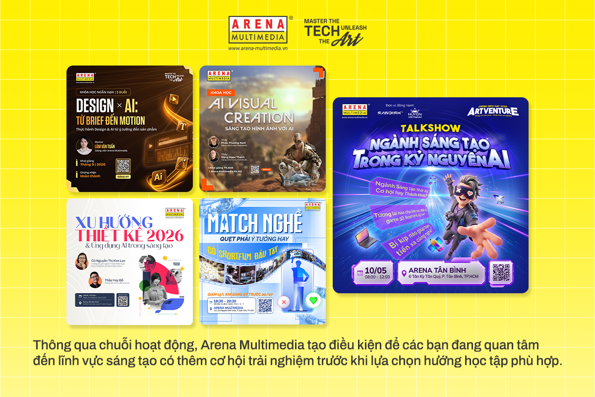 Arena Multimedia: Tích hợp AI xuyên suốt chương trình đào tạo