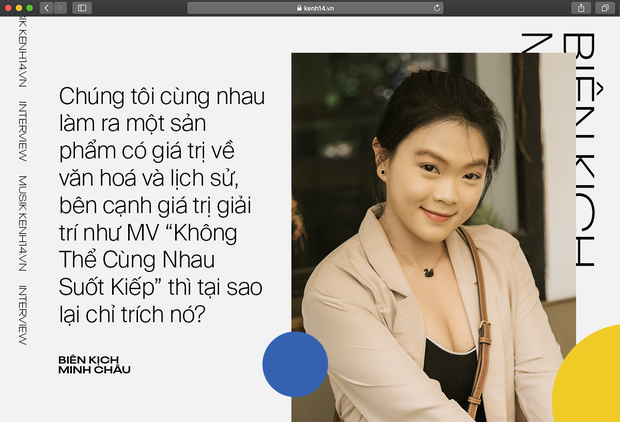 Biên kịch MV của Hòa Minzy: “Bị sốc vì đọc bình luận, không lẽ phải làm MV dở hơn để khán giả tập trung vào âm nhạc?”